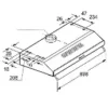 DHU965CGB Series 4 Cooker Hood