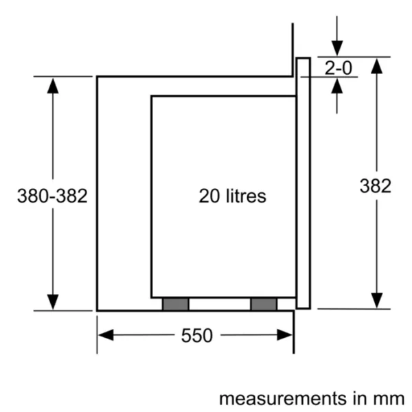 BFL524MS0B Series 6 Built-In Microwave