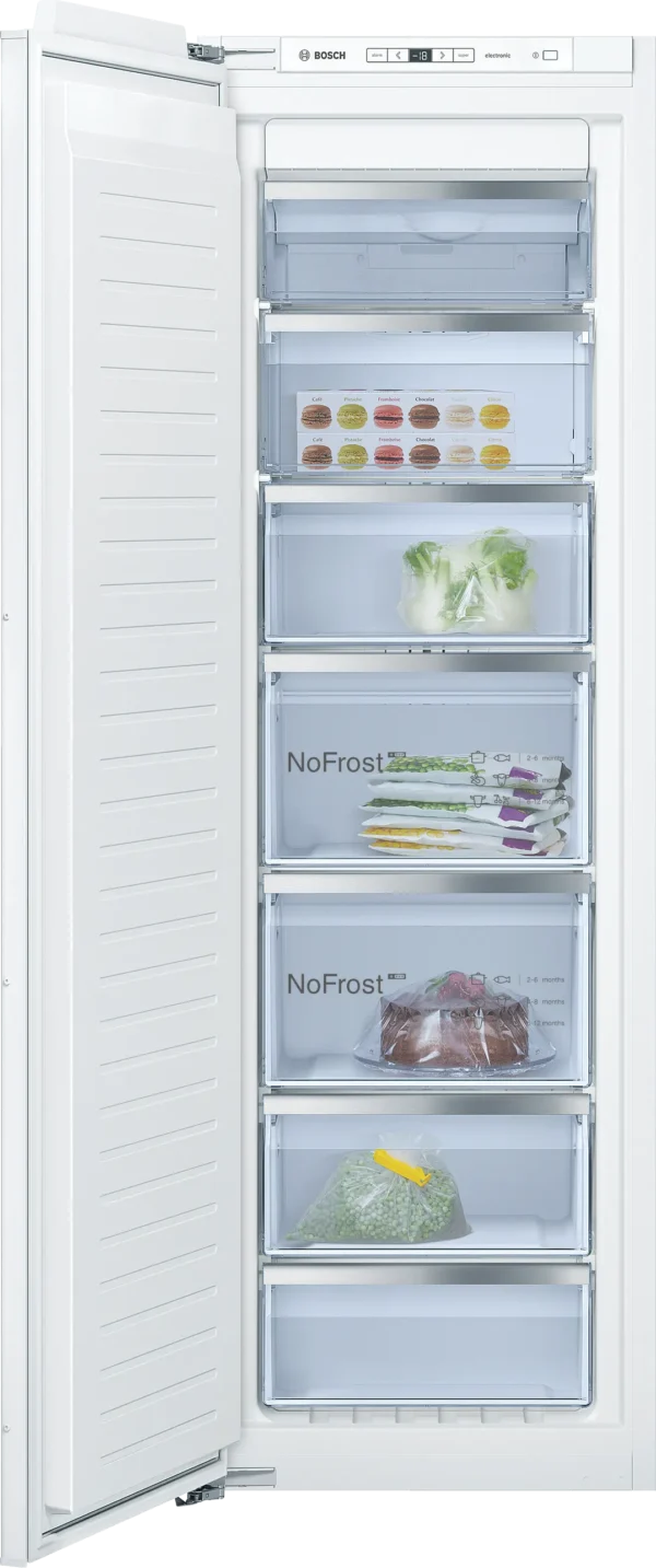 Bosch GIN81AE30G Series 6 Built-in Upright Freezer