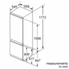 Bosch GIN81AE30G Series 6 Built-in Upright Freezer