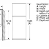 Bosch KDN30NLN25 Series 2 Fridge Freezer